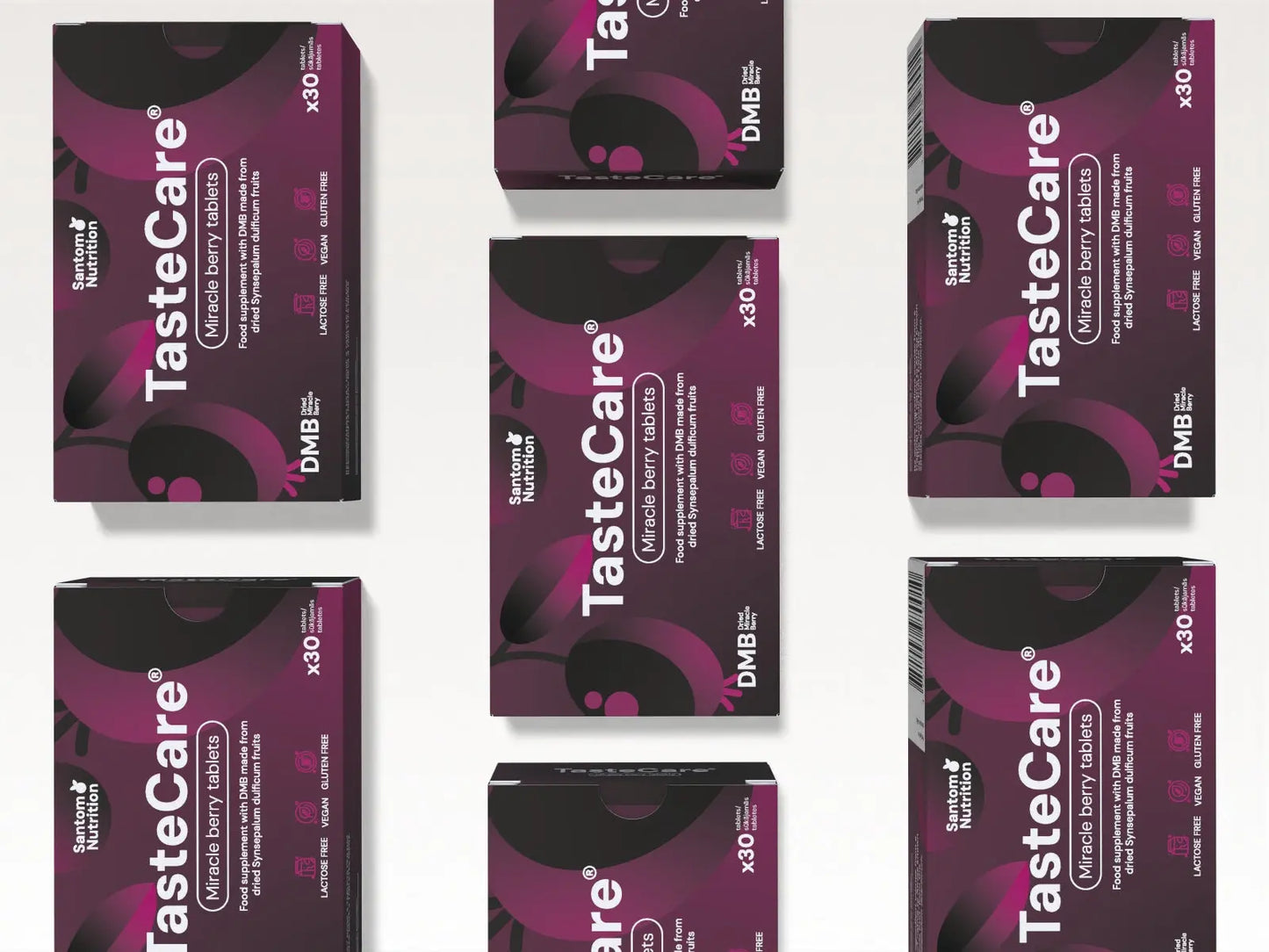 TasteCare® Miracle Berry Tabletten - 240 Stk | Saures wird süß mit Miraculin | Zuckerfrei | Hergestellt in der EU