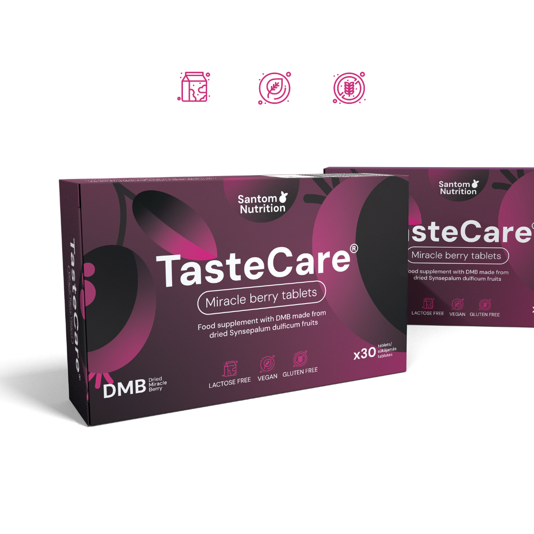 Miracle Berry Tablets – Turn Sour to Sweet | TasteCare® by Santom Nutrition