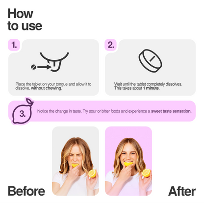 TasteCare® Miracle Berry Tablets 1-Pack / 30 Tablets